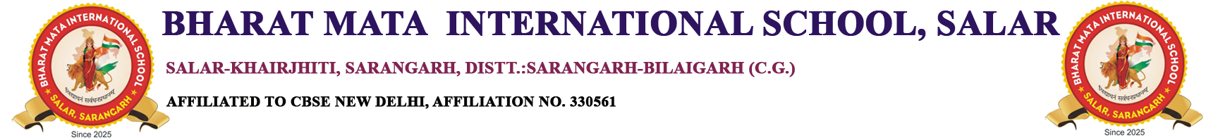  Bharat Mata International School, Salar | Bharat Mata School  Logo